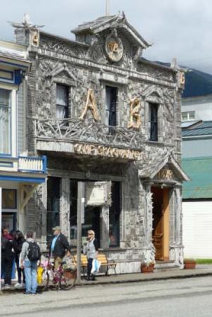 Historic AB Hall located on Broadway, Skagway, Alaska