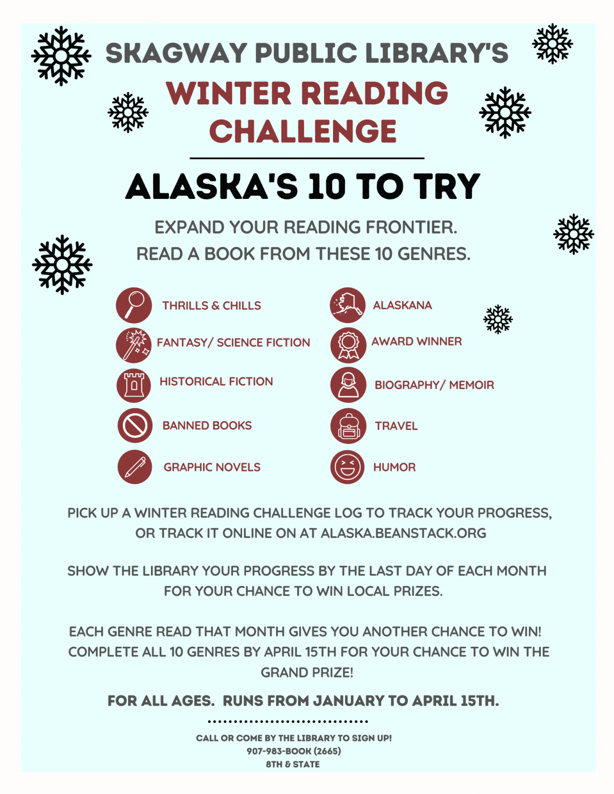 Winter Reading Challenge: Alaska's 10 to Try!