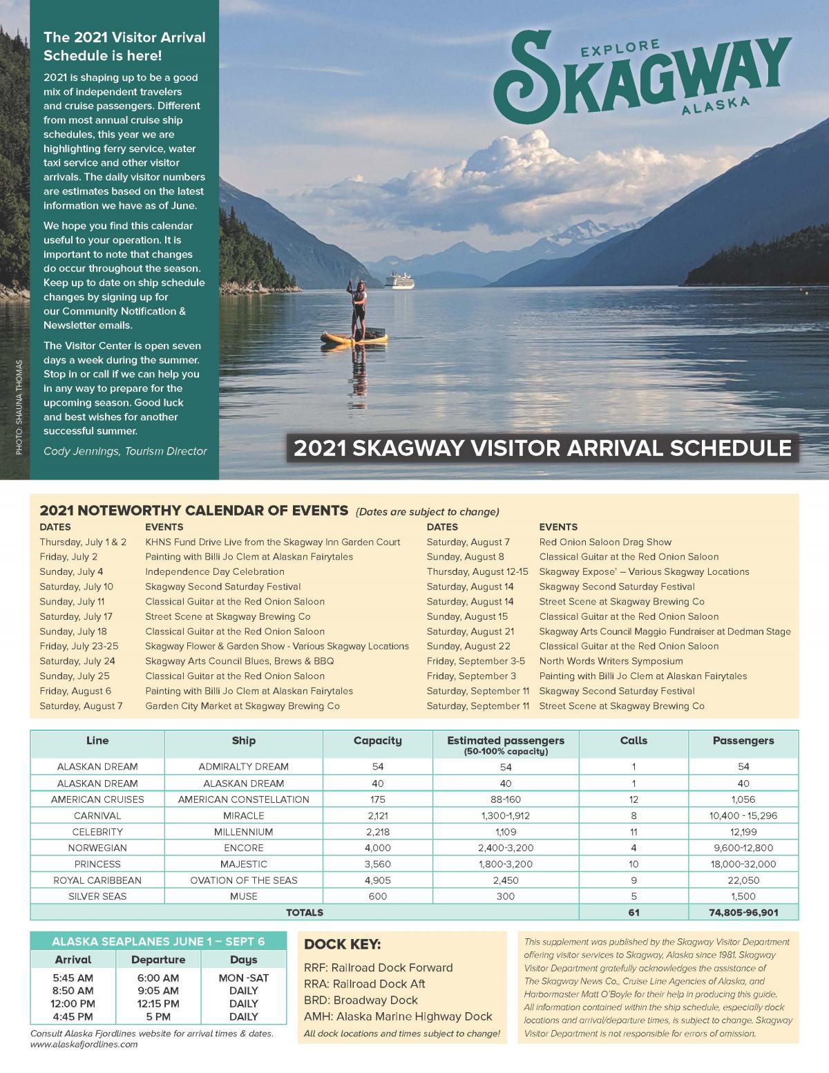 Skagway Cruise Ship Calendar 2022 Summer 2022 calendar